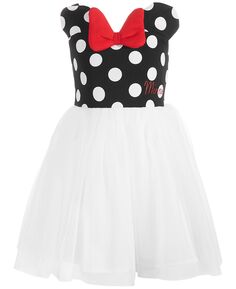 Платье в горошек и сетку для маленьких девочек Минни Маус Disney