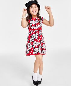 Платье Минни Маус для маленьких девочек Disney