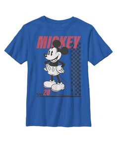 Детская футболка в клетку «Микки и друзья 28» для мальчиков с Микки Disney