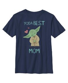 Детская футболка «Звёздные войны: Империя наносит ответный удар» для мальчиков «Лучшая мама Йода» Disney Lucasfilm