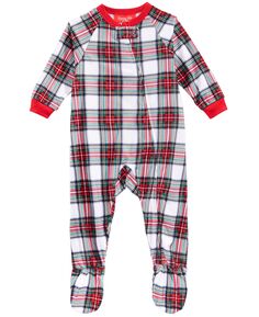 Подходящие туфли в клетку Baby Stewart, созданные для Macy&apos;s Family Pajamas