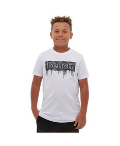 Белая футболка с камуфляжным принтом для мальчиков Child Boy Bench