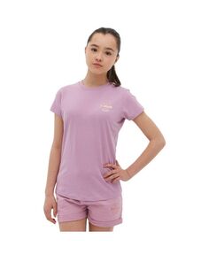 Блестящая футболка для девочек в цвете Сиреневый Bench
