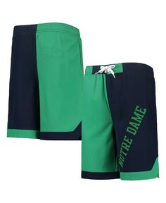 Зеленые, темно-синие шорты для плавания Big Boys Notre Dame Fighting Irish Conch Bay Outerstuff