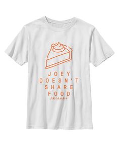 Детская футболка «Друзья мальчика Джоуи не делится едой» с тыквенным пирогом Warner Bros.
