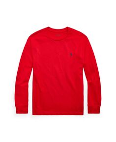Футболка с длинными рукавами из хлопкового джерси Big Boys Polo Ralph Lauren