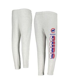 Флисовые брюки Big Boys Ash Chicago Cubs Game Time Outerstuff