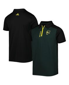 Зеленая рубашка-поло с открытой молнией на четверть Big Boys WM Phoenix adidas