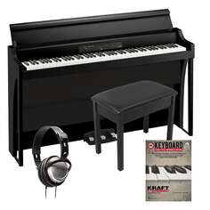 Цифровое пианино Korg G1B Air — черное — полный комплект для дома
