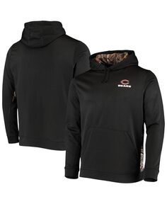 Мужская черная толстовка с капюшоном realtree camo chicago bears logo ranger Dunbrooke, мульти