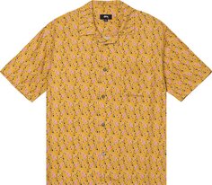 Рубашка Stussy Paisley Tears Shirt &apos;Mustard&apos;, желтый