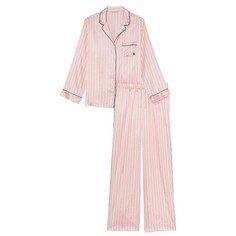Пижама Victoria&apos;s Secret Satin Long, розовый