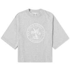 Футболка Palm Angels College Logo Cropped Tee