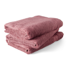 Хлопковое банное полотенце 70x140 см HOUSE OF RITUALS, пудрово-розовый
