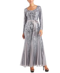 Миниатюрное платье с декором в виде годе R &amp; M Richards, серебро