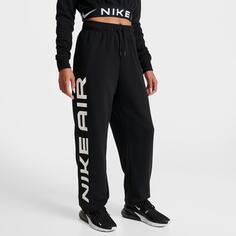 Женские брюки-джоггеры большого размера из флиса Nike Sportswear Air Fleece, черный