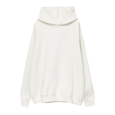 Толстовка Pull&amp;Bear Basic Oversized, белый