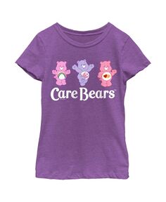 Детская футболка Happy Bears для девочек Care Bears