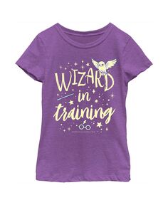 Детская футболка «Волшебник Гарри Поттера на тренировке» для девочек Warner Bros.