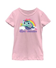 Girl&apos;s DreamWorks: детская футболка Gabby&apos;s Dollhouse Spa-Tacular MerCat NBC Universal