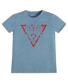 Джерси Big Boys Slub футболка с трафаретным принтом и треугольным логотипом GUESS