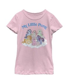 Оригинальная футболка My Little Pony Favorite для девочек 6 лет Hasbro