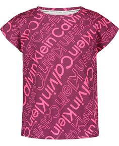 Свободная футболка свободного кроя с логотипом Big Girls Calvin Klein