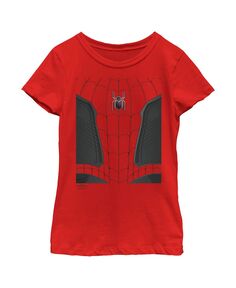 Новый костюм для девочек «Человек-паук: нет пути домой», детская футболка Marvel