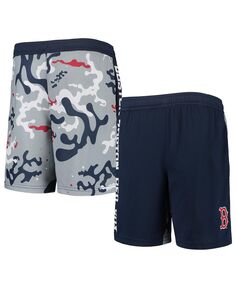 Темно-синие шорты Big Boys Boston Red Sox с камуфляжным принтом Newsies Active Outerstuff