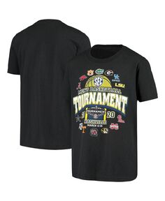 Черная мужская футболка с призом турнира по баскетболу Big Boys 2020 SEC Original Retro Brand