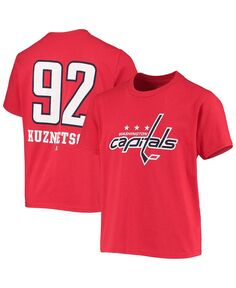 Красная футболка с именем и номером аутсайдера команды Big Boys Евгения Кузнецова «Вашингтон Кэпиталз» Fanatics