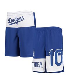 Шорты Big Boys Justin Turner Royal Los Angeles Dodgers Pandemonium с именем и номером Outerstuff