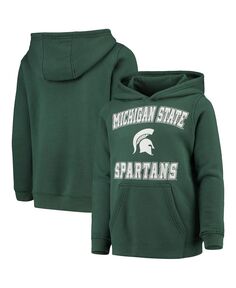 Зеленый пуловер с капюшоном Big Boys Michigan State Spartans Outerstuff