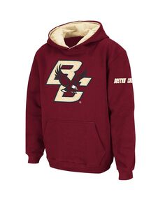 Пуловер с капюшоном и большим логотипом Big Boys Boston College Eagles Stadium Athletic
