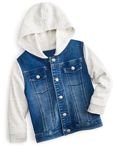 Джинсовая куртка с капюшоном для мальчиков для малышей, созданная для Macy&apos;s First Impressions