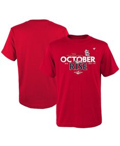 Красная футболка Big Boys St. Louis Cardinals после сезона 2022 в раздевалке Fanatics
