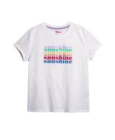 Футболка с рисунком Sunshine для маленьких девочек, созданная для Macy&apos;s Epic Threads