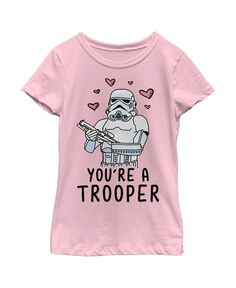 Детская футболка «Звездные войны» для девочек «Ты — солдат» Disney Lucasfilm