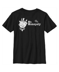Детская футболка «Монополия» для мальчиков с портретом дяди Пеннибэгса Hasbro