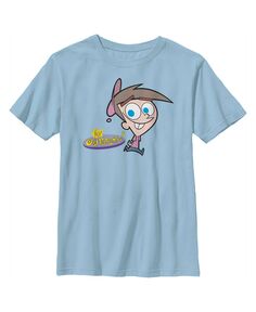 Детская футболка с классическим логотипом The Fairly OddParents Timmy Turner для мальчиков Nickelodeon
