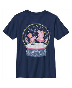 Детская футболка «Свинка Пеппа» для мальчика «Ура, это Рождество» Hasbro
