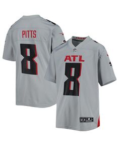 Серая майка Big Boys Kyle Pitts Atlanta Falcons Inverted Game Nike