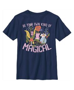 Детская футболка «Свинка Пеппа» для мальчика «Будь своим собственным волшебным лесом» Hasbro