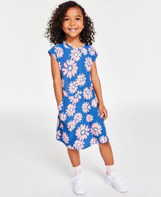 Платье с цветочным принтом и карманами для маленьких девочек, созданное для Macy&apos;s Epic Threads