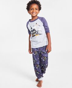 Жуткий пижамный комплект для малышей, маленьких и больших детей, созданный для Macy&apos;s Family Pajamas