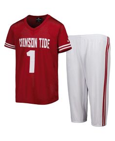 Комплект футбольной футболки и брюк Big Boys Crimson, White Alabama Crimson Tide Colosseum