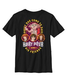 Детская футболка с изображением Гарри Поттера «Добби пришел спасти» Warner Bros.