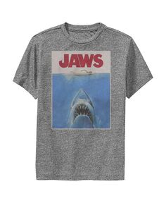 Детская футболка для выступлений Boy&apos;s Jaws в стиле ретро с потертым плакатом NBC Universal