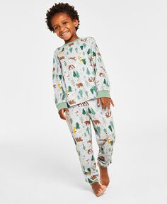 Пижамный комплект Forest для малышей, маленьких и больших детей, созданный для Macy&apos;s Family Pajamas