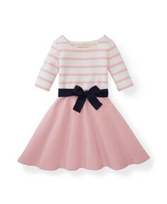 Легкое платье с плиссированной юбкой из органического хлопка для девочек, детское Hope &amp; Henry